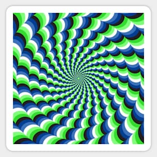 Optical Illusion Design Sticker